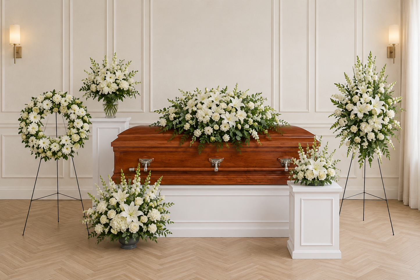 PREMIUM WHITE FUNERAL COLLECTION