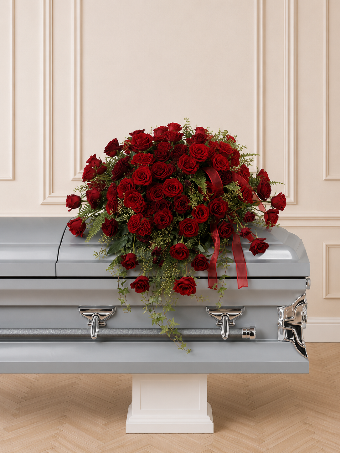 Eternal Love Rose Casket Spray